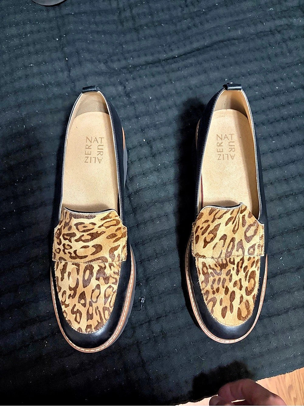 Naturalizer Leopard Print Platform Loafers US 8.5